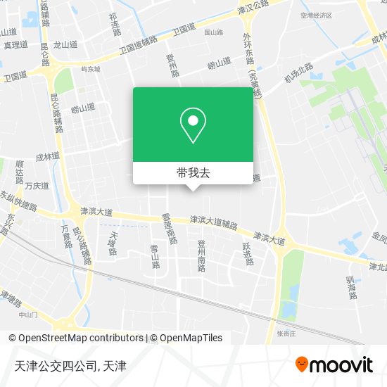 天津公交四公司地图
