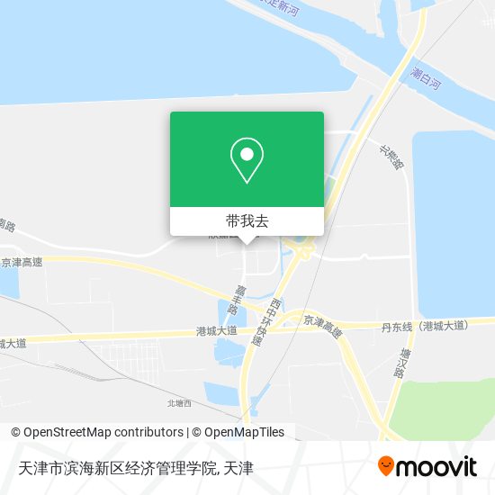 天津市滨海新区经济管理学院地图