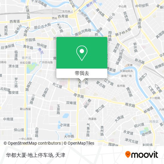 华都大厦-地上停车场地图