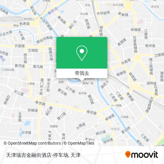 天津瑞吉金融街酒店-停车场地图