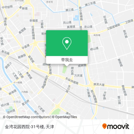 金湾花园西院-31号楼地图