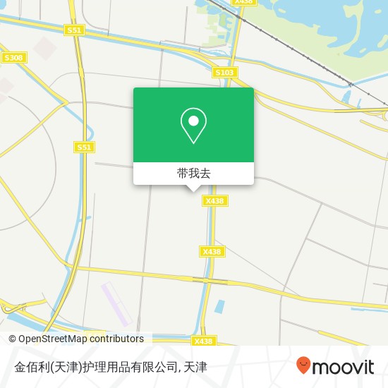 金佰利(天津)护理用品有限公司地图