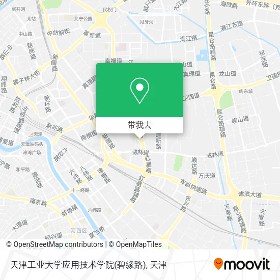 天津工业大学应用技术学院(碧缘路)地图