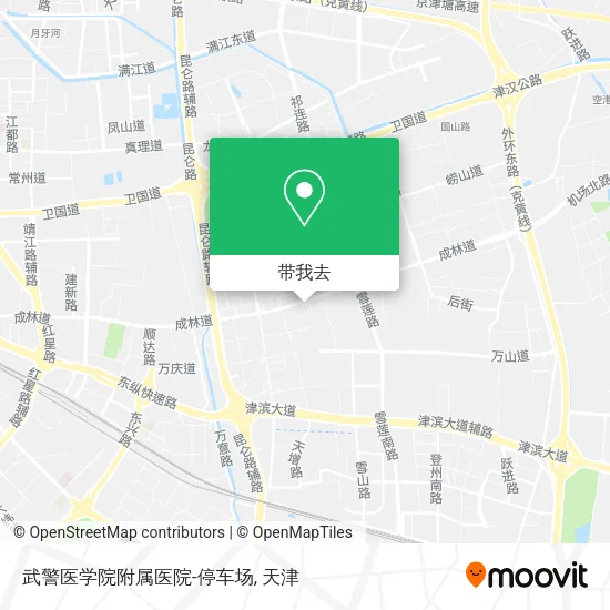 武警医学院附属医院-停车场地图