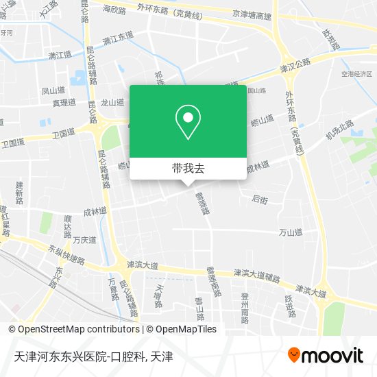 天津河东东兴医院-口腔科地图