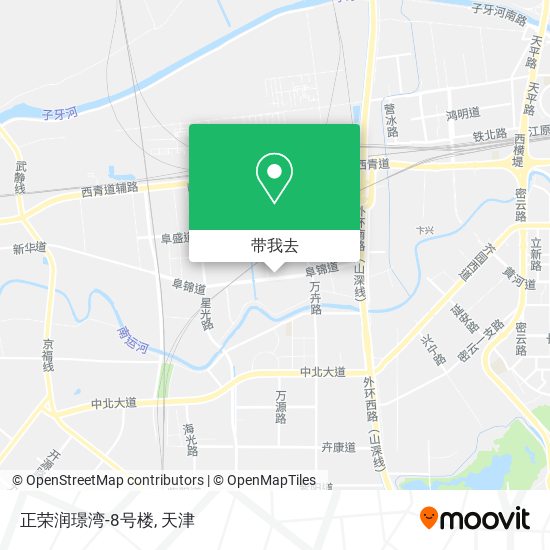 正荣润璟湾-8号楼地图