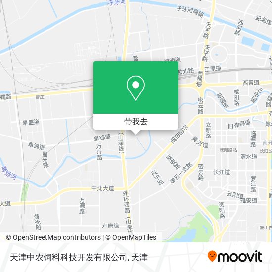 天津中农饲料科技开发有限公司地图