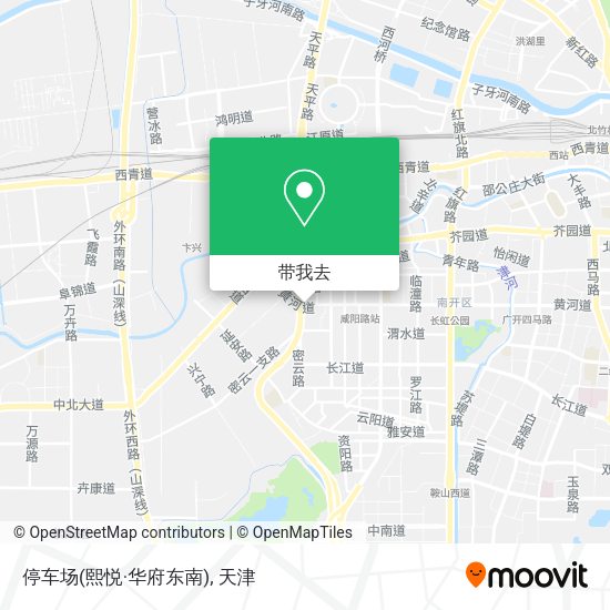 停车场(熙悦·华府东南)地图