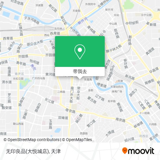 无印良品(大悦城店)地图