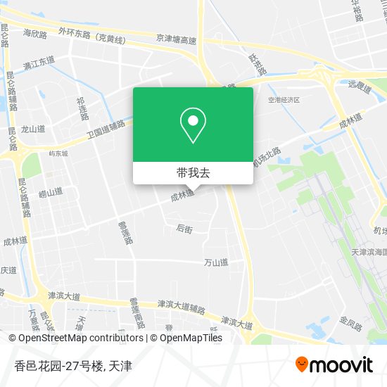 香邑花园-27号楼地图