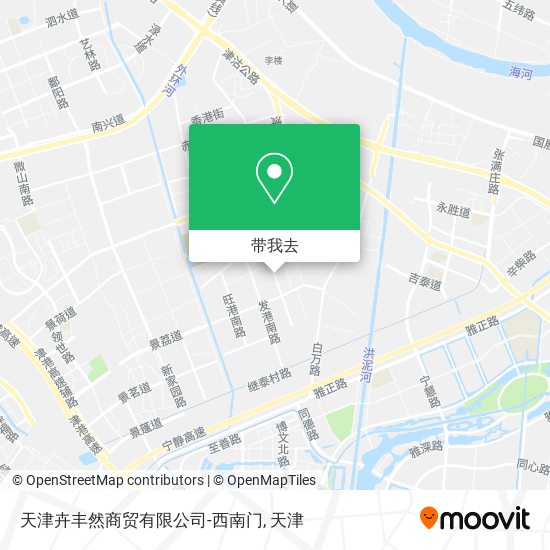 天津卉丰然商贸有限公司-西南门地图