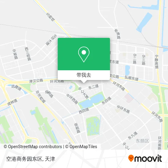 空港商务园东区地图