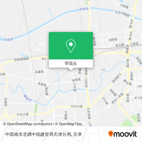 中国南水北调中线建管局天津分局地图