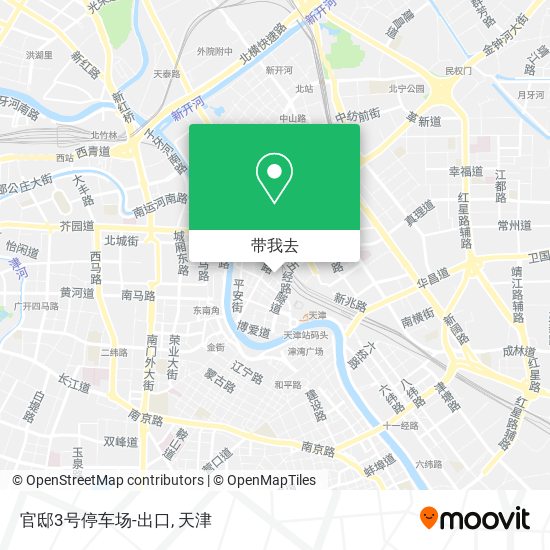 官邸3号停车场-出口地图