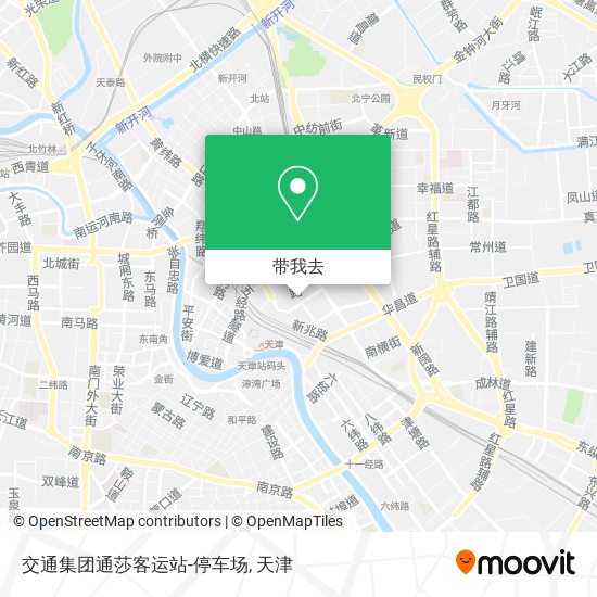 交通集团通莎客运站-停车场地图