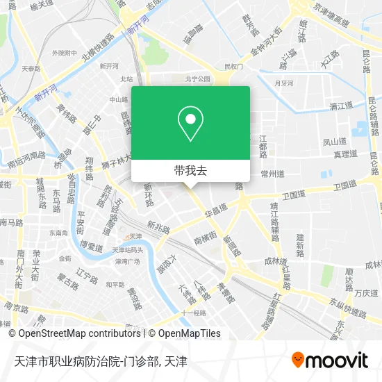 天津市职业病防治院-门诊部地图