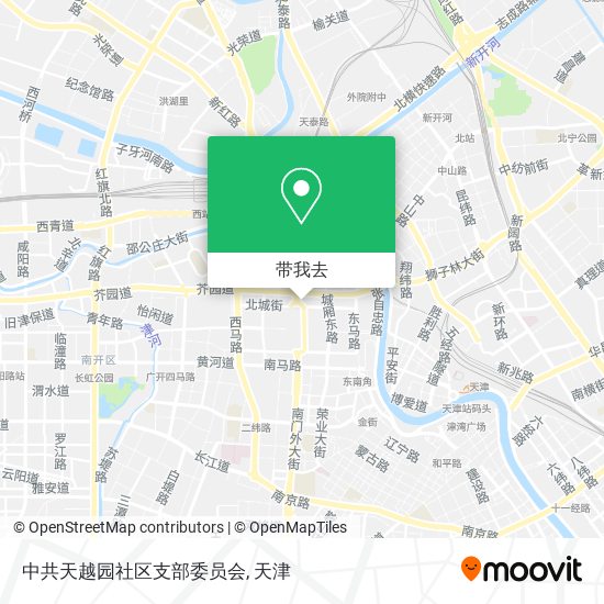 中共天越园社区支部委员会地图