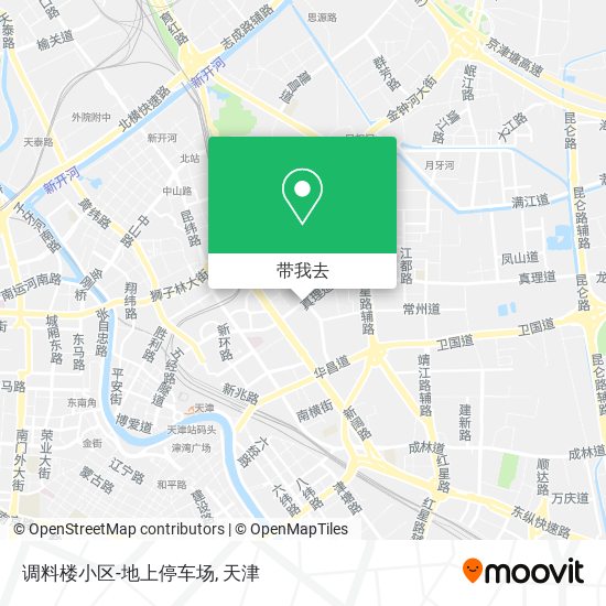 调料楼小区-地上停车场地图