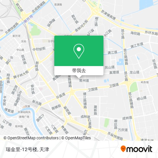 瑞金里-12号楼地图