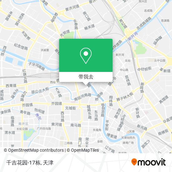 千吉花园-17栋地图