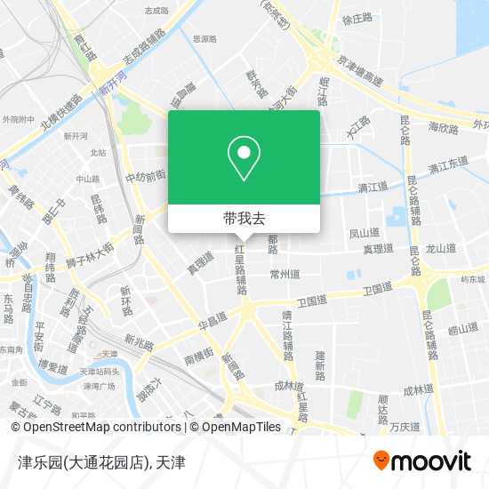 津乐园(大通花园店)地图