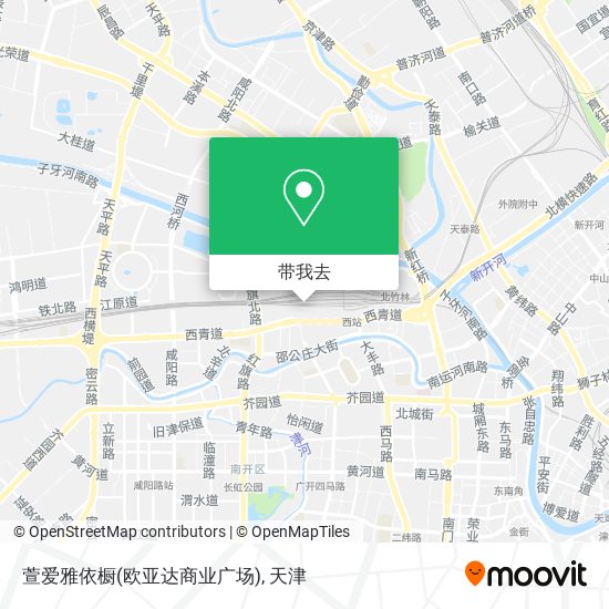萱爱雅依橱(欧亚达商业广场)地图