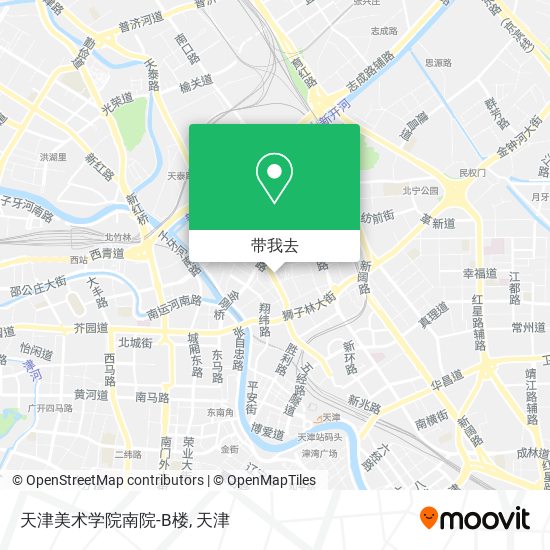 天津美术学院南院-B楼地图
