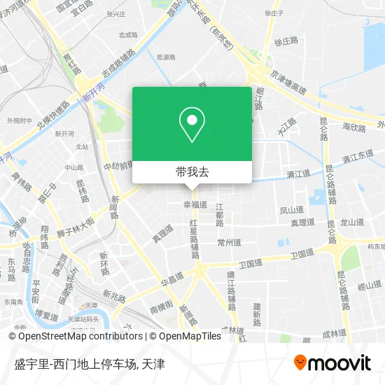 盛宇里-西门地上停车场地图