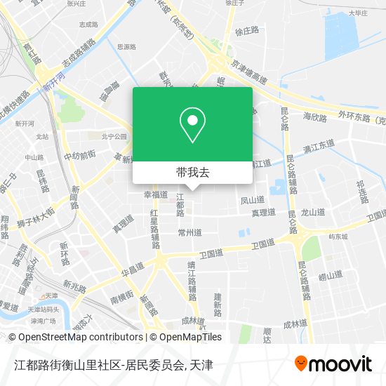江都路街衡山里社区-居民委员会地图