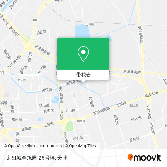 太阳城金旭园-25号楼地图