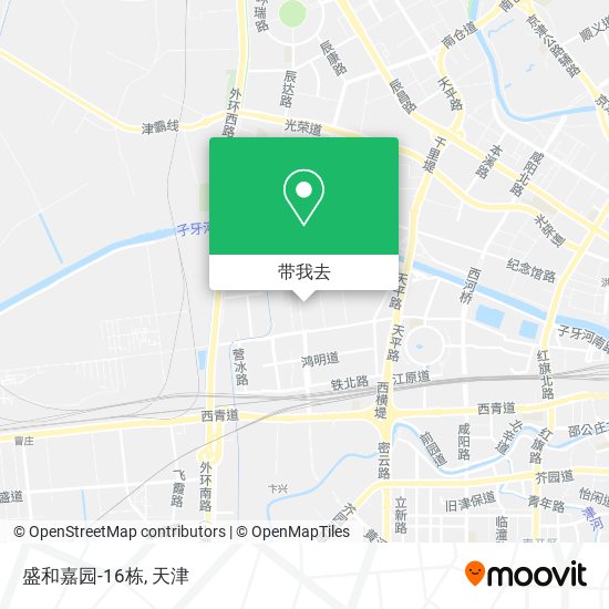 盛和嘉园-16栋地图