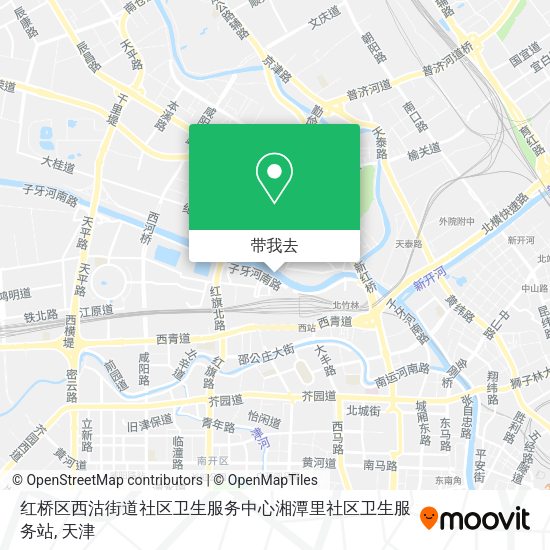 红桥区西沽街道社区卫生服务中心湘潭里社区卫生服务站地图