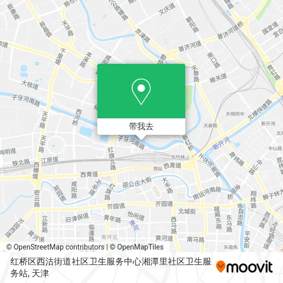 红桥区西沽街道社区卫生服务中心湘潭里社区卫生服务站地图
