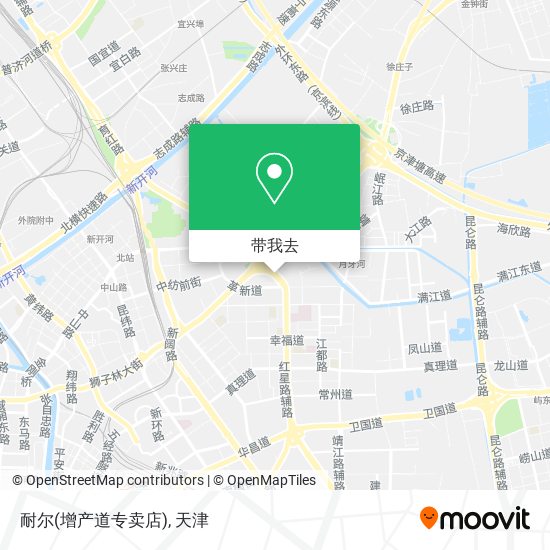 耐尔(增产道专卖店)地图