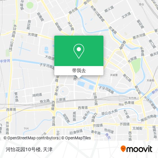河怡花园10号楼地图