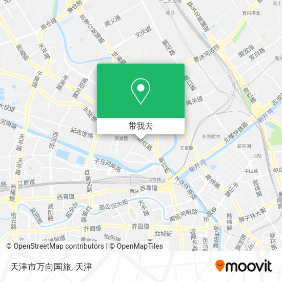 天津市万向国旅地图