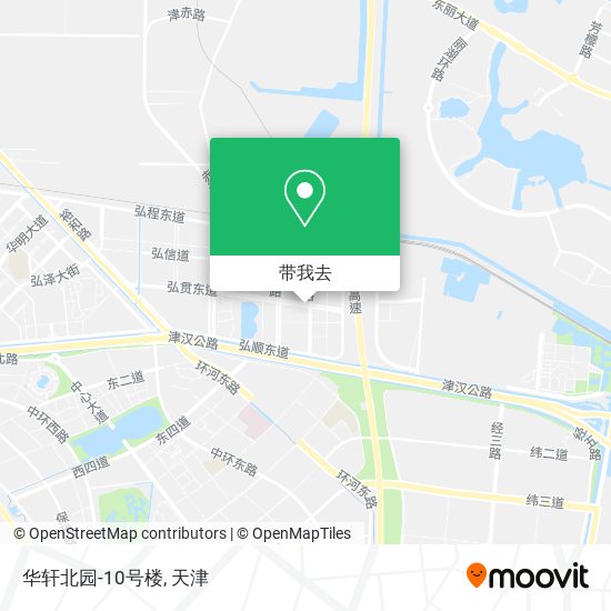 华轩北园-10号楼地图