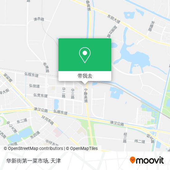 华新街第一菜市场地图