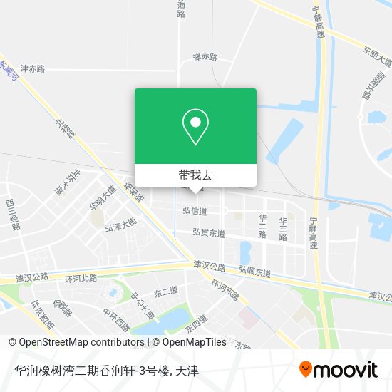 华润橡树湾二期香润轩-3号楼地图