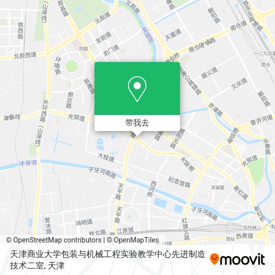 天津商业大学包装与机械工程实验教学中心先进制造技术二室地图