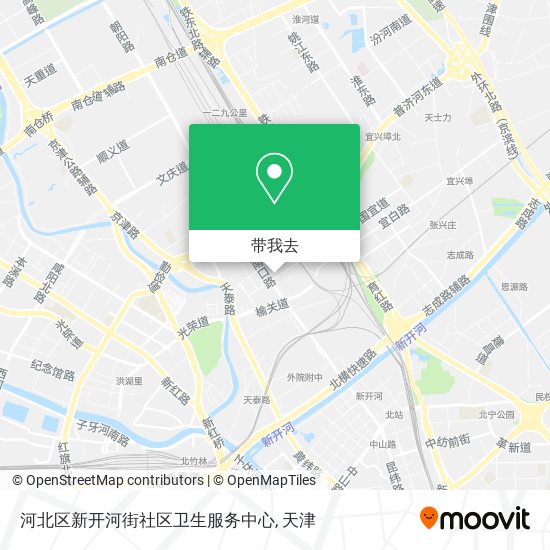 河北区新开河街社区卫生服务中心地图