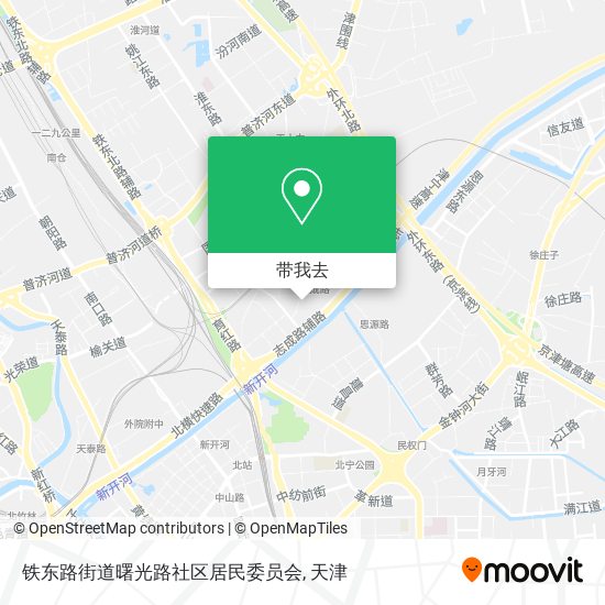 铁东路街道曙光路社区居民委员会地图