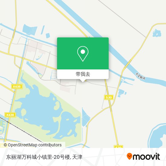 东丽湖万科城小镇里-20号楼地图