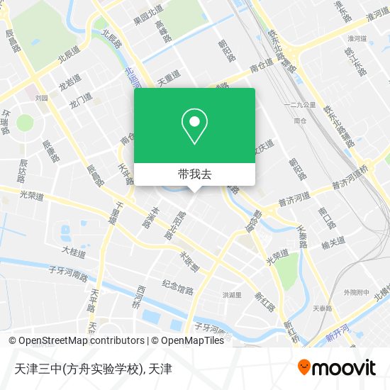 天津三中(方舟实验学校)地图