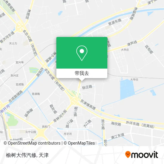 榆树大伟汽修地图