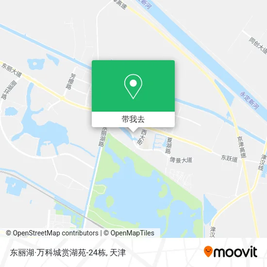 东丽湖·万科城赏湖苑-24栋地图