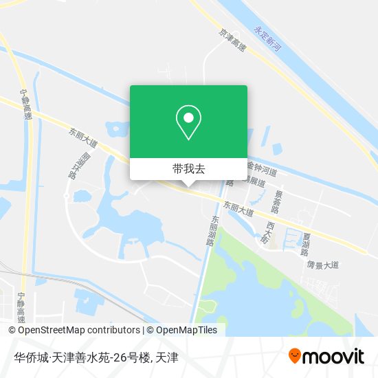华侨城·天津善水苑-26号楼地图