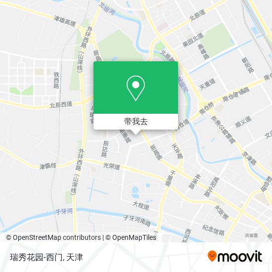 瑞秀花园-西门地图