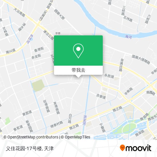 义佳花园-17号楼地图