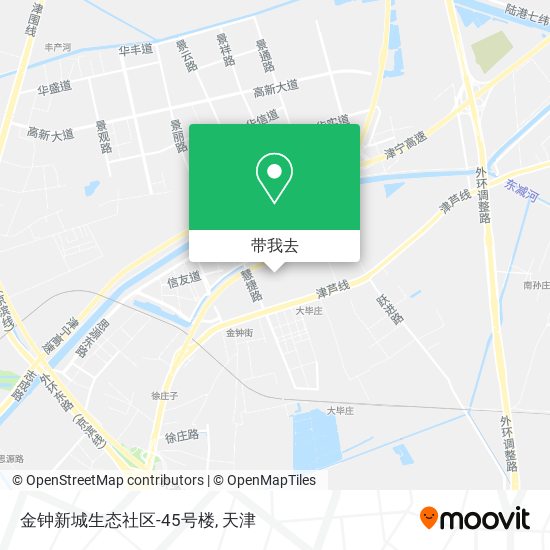 金钟新城生态社区-45号楼地图